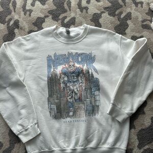 Dead Threads White New York Graphic Crewneck Sweatshirt